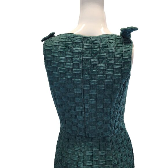 Tabitha Green Basket weave Knit Sheath Dress Sleeveless Size 4 - Picture 11 of 14